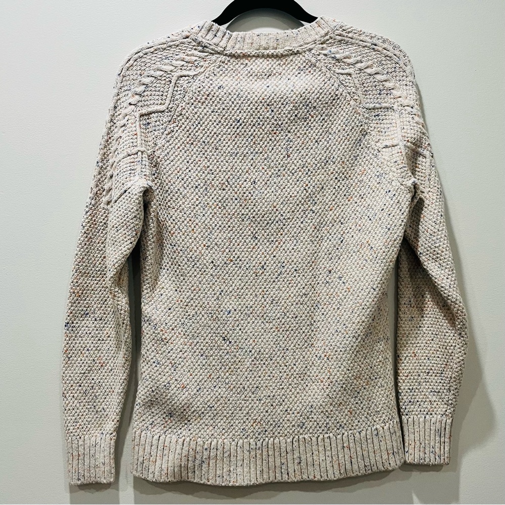 Ruff Hewn Oatmeal Cable Knit Pullover Women’s Siz… - image 3